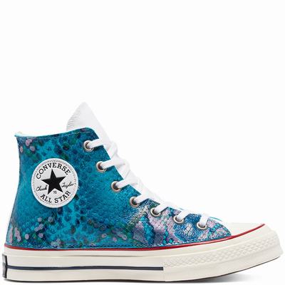 Converse Snake Chuck 70 - Naisten Matalavartiset Tennarit - Sininen